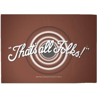 Decorsome x Looney Tunes That's All Folks Woven Rug - Large
Decorsome x Looney Tunes That's All Folks Woven Rug - Large