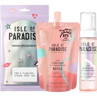 Isle of Paradise Light Glow Clear Mousse and Refill and Mitt Bundle
Isle of Paradise Light Glow Clear Mousse and Refill and Mitt Bundle