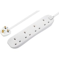 Masterplug 4 Socket 1 Metre 13 Amp White Extension Lead
Masterplug 4 Socket 1 Metre 13 Amp White Extension Lead