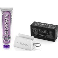 Marvis Jasmine Mint Toothpaste and Squeezer Bundle
Marvis Jasmine Mint Toothpaste and Squeezer Bundle