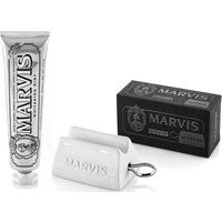 Marvis Whitening Mint Toothpaste and Squeezer Bundle
Marvis Whitening Mint Toothpaste and Squeezer Bundle