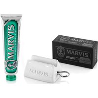 Marvis Classic Strong Mint Toothpaste and Squeezer Bundle
Marvis Classic Strong Mint Toothpaste and Squeezer Bundle