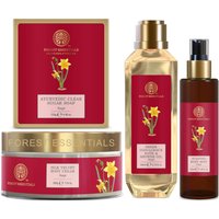 Forest Essentials Nargis Cream Body Care Kit
Forest Essentials Nargis Cream Body Care Kit