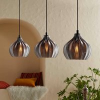 EGLO Tamallat Black Glass 3L Pendant Light
EGLO Tamallat Black Glass 3L Pendant Light
