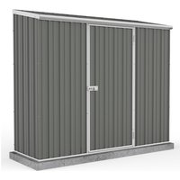 Absco 7.5x3ft Space Saver Metal Pent Shed - Zinc
Absco 7.5x3ft Space Saver Metal Pent Shed - Zinc