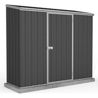 Absco 7.5x3ft Space Saver Metal Pent Shed - Grey
Absco 7.5x3ft Space Saver Metal Pent Shed - Grey