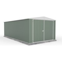 Absco 10x20ft Utility Workshop Apex Metal Shed - Green
Absco 10x20ft Utility Workshop Apex Metal Shed - Green