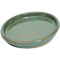 Glazed Chiswick Green Pot Saucer - 28cm
Glazed Chiswick Green Pot Saucer - 28cm