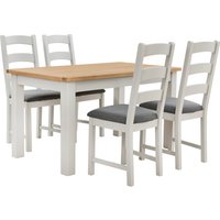 Norbury Dining Table and 4 Chairs - Grey
Norbury Dining Table and 4 Chairs - Grey