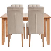 Charterhouse Extending Dining Table and 4 Chairs - Natural
Charterhouse Extending Dining Table and 4 Chairs - Natural