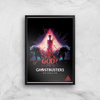 Ghostbusters Are You A God Giclee Art Print - A3 - Black Frame, Multi 
Ghostbusters Are You A God Giclee Art Print - A3 - Black Frame, Multi
