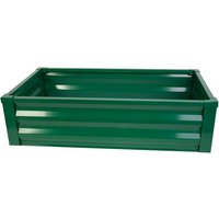 Panacea Steel Rasied Garden Planter - Green