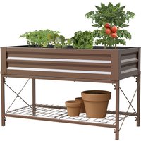 Panacea Steel Rasied Garden Planter with Stand - Brown
Panacea Steel Rasied Garden Planter with Stand - Brown