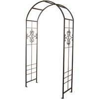 Panacea Quatrefoil Steel Garden Arch - Black
Panacea Quatrefoil Steel Garden Arch - Black