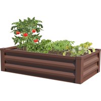 Panacea Steel Rasied Garden Planter - Brown
Panacea Steel Rasied Garden Planter - Brown
