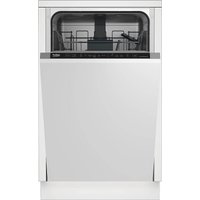 Beko DIS16R10 Fully Integrated Slimline Dishwasher - Silver Control Panel with Fixed Door Fixing Kit
Beko DIS16R10 Fully Integrated Slimline Dishwasher - Silver Control Panel with Fixed Door Fixing Kit