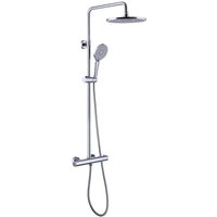 Hertford Thermostatic Valve, Round Overhead and Hand Shower Chrome
Hertford Thermostatic Valve, Round Overhead and Hand Shower Chrome