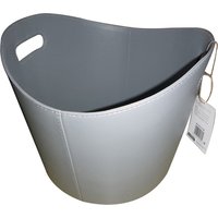 Faux Leather Log Bucket - Grey
Faux Leather Log Bucket - Grey