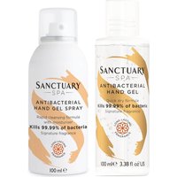 Sanctuary Spa Hand Sanitiser Spray and Antibacterial Gel Duo
Sanctuary Spa Hand Sanitiser Spray and Antibacterial Gel Duo