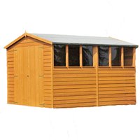Shire 10x6ft Overlap Garden Shed - Including Installation
Shire 10x6ft Overlap Garden Shed - Including Installation