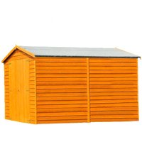 Shire 12x8ft Overlap Garden Shed No Windows - Including Installation
Shire 12x8ft Overlap Garden Shed No Windows - Including Installation