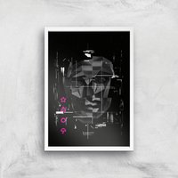 Squid Game Front Man Glitch Giclee Art Print - A4 - White Frame, Multi
Squid Game Front Man Glitch Giclee Art Print - A4 - White Frame, Multi