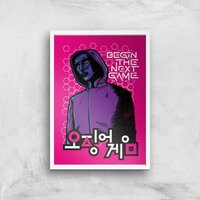 Squid Game Begin The Next Game Giclee Art Print - A3 - White Frame, Multi
Squid Game Begin The Next Game Giclee Art Print - A3 - White Frame, Multi