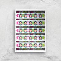 Squid Game Red Light Green Light Giclee Art Print - A4 - White Frame, Multi
Squid Game Red Light Green Light Giclee Art Print - A4 - White Frame, Multi