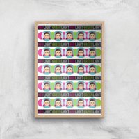 Squid Game Red Light Green Light Giclee Art Print - A3 - Wooden Frame, Multi 
Squid Game Red Light Green Light Giclee Art Print - A3 - Wooden Frame, Multi