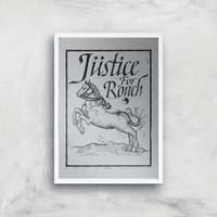 The Witcher Justice For Roach Giclee Art Print - A4 - White Frame, Multi
The Witcher Justice For Roach Giclee Art Print - A4 - White Frame, Multi