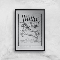 The Witcher Justice For Roach Giclee Art Print - A3 - Black Frame, Multi
The Witcher Justice For Roach Giclee Art Print - A3 - Black Frame, Multi