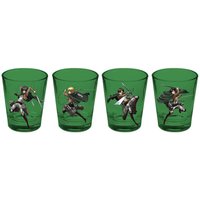 Attack On Titan Character 4 Pack Mini Glass Set
Attack On Titan Character 4 Pack Mini Glass Set