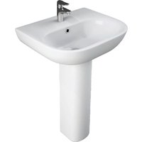 Bathstore Newton 550mm White Basin and Full Pedestal
Bathstore Newton 550mm White Basin and Full Pedestal