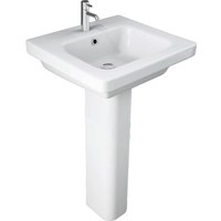 Bathstore Falcon 500mm White Basin and Slim Pedestal
Bathstore Falcon 500mm White Basin and Slim Pedestal