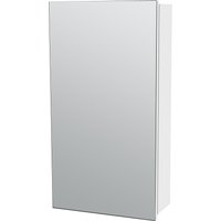 Single Door Mirrored Bathroom Cabinet - White
Single Door Mirrored Bathroom Cabinet - White