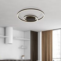 Sasha LED Flush Ceiling Light - Black