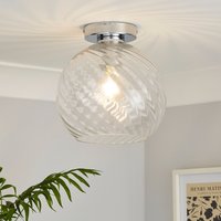 Amy Glass Flush Ceiling Light
Amy Glass Flush Ceiling Light
