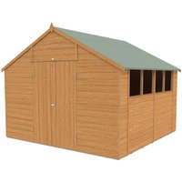 Shiplap Dip Treated 10x10ft Apex Shed - Double Door
Shiplap Dip Treated 10x10ft Apex Shed - Double Door