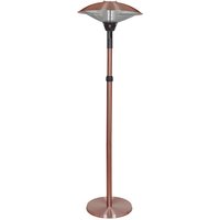 Copper Electric Freestanding Adjustable Patio Heater
Copper Electric Freestanding Adjustable Patio Heater