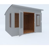Country Living Premium Langham 10ft x 8ft Curved Roof Summerhouse Painted + Installation - Thorpe Towers Grey
Country Living Premium Langham 10ft x 8ft Curved Roof Summerhouse Painted + Installation - Thorpe Towers Grey