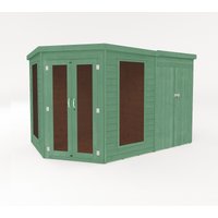 Country Living Premium Ribble 8ft x 12ft Corner Summerhouse with Side Shed Painted + Installation - Aurora Green
Country Living Premium Ribble 8ft x 12ft Corner Summerhouse with Side Shed Painted + Installation - Aurora Green