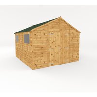 Mercia 12ft x 10ft Premium Shiplap Modular Workshop Shed - Including Installation
Mercia 12ft x 10ft Premium Shiplap Modular Workshop Shed - Including Installation
