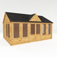 Mercia 4m x 5.5m Pool House Log Cabin 44mm
Mercia 4m x 5.5m Pool House Log Cabin 44mm