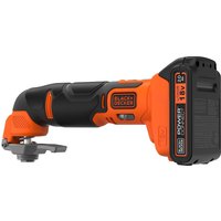 BLACK+DECKER 18V Cordless Oscillating Multi Tool with 20 Accessories (BDCOS18D1K-GB)
BLACK+DECKER 18V Cordless Oscillating Multi Tool with 20 Accessories (BDCOS18D1K-GB)