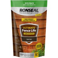Ronseal Ultimate Fence Life Concentrate Paint Dark Oak - 950ml
Ronseal Ultimate Fence Life Concentrate Paint Dark Oak - 950ml