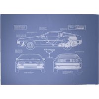 Decorsome x Back to the Future DeLorean Blueprint Woven Rug - Large
Decorsome x Back to the Future DeLorean Blueprint Woven Rug - Large
