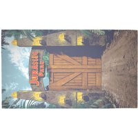 Decorsome x Jurassic Park Evergreen Gates Woven Rug - Medium 
Decorsome x Jurassic Park Evergreen Gates Woven Rug - Medium