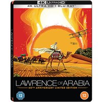 LAWRENCE OF ARABIA 4K ULTRA HD ZAVVI EXCLUSIVE STEELBOOK
LAWRENCE OF ARABIA 4K ULTRA HD ZAVVI EXCLUSIVE STEELBOOK