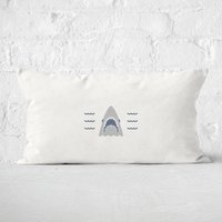 Jaws Mini Shark Rectangular Cushion - 30x50cm - Soft Touch 
Jaws Mini Shark Rectangular Cushion - 30x50cm - Soft Touch