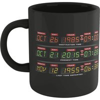 Back To The Future Destination Clock Mug - Black
Back To The Future Destination Clock Mug - Black
